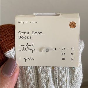 a new day Accessories - Crew Boot Socks a new day Accessories - Crew Boot Socks